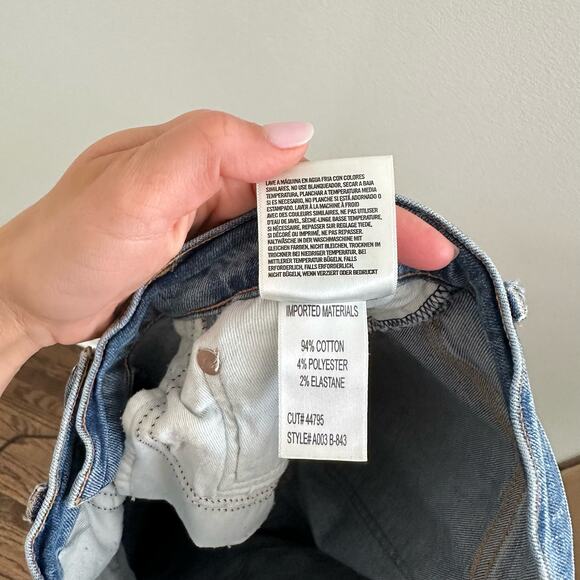 AGOLDE Sophie Skinny Distressed High Rise Medium Wash Jeans Blue 26 - Picture 10 of 10